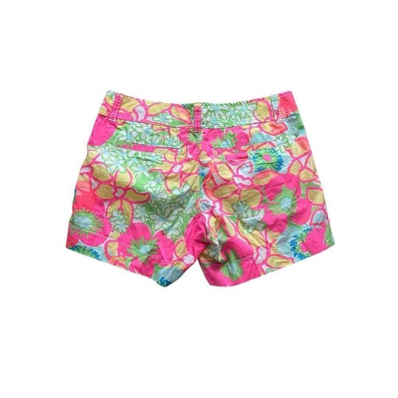 Lilly Pulitzer Callahan Shorts Size 00 – Bright Floral Print - Picture 2 of 6